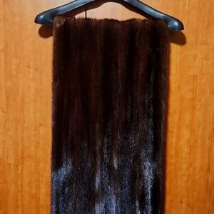 Genuine Mink Fur Stole